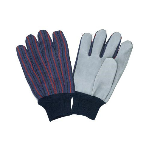 CORDOVA Leather Palm Knit Wrist Gloves - Gray & Striped-796326712016-LR-227399-1-LR eShop