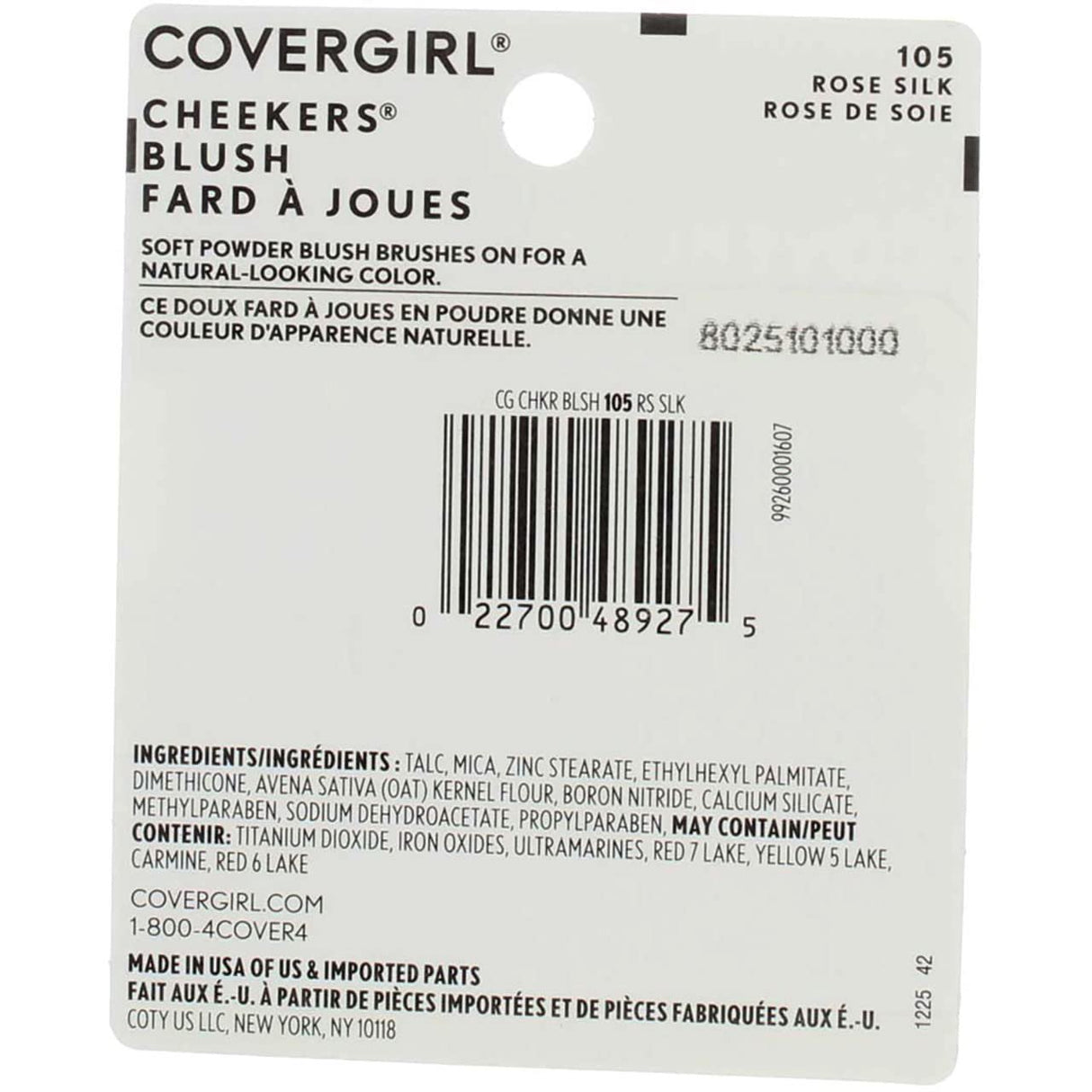 COVERGIRL Cheekers Blush Mini - 105 Rose Silk-022700489275-LR-41491-3-LR eShop