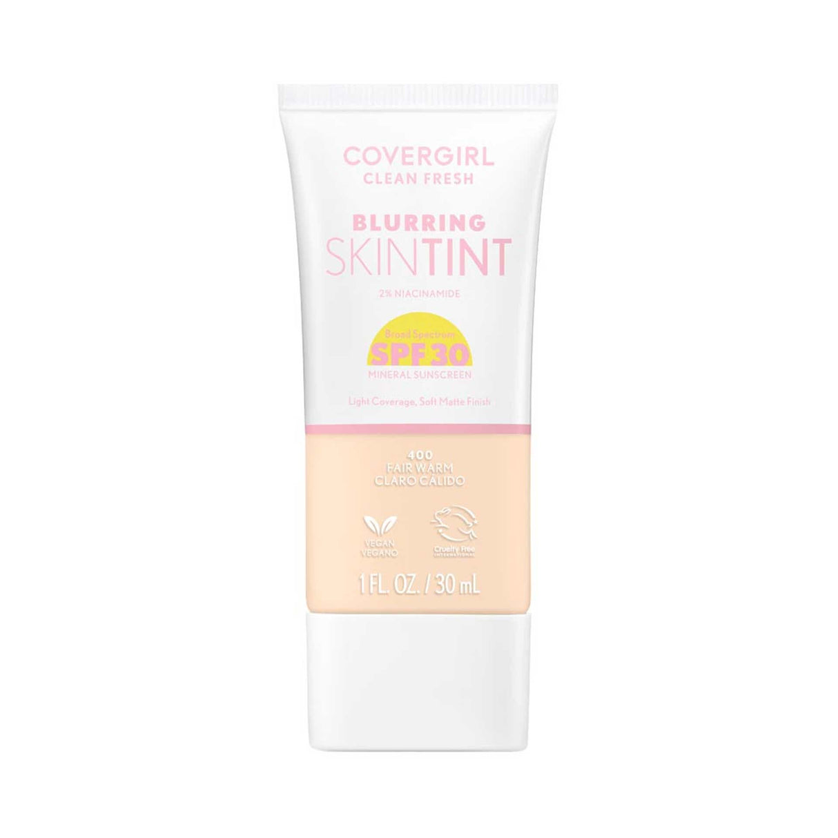 COVERGIRL Clean Fresh Blurring Skin Tint With SPF 30 - 400 Fair Warm-3616306171664-LR-358368-1-LR eShop