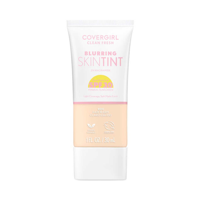 COVERGIRL Clean Fresh Blurring Skin Tint With SPF 30 - 400 Fair Warm-3616306171664-LR-358368-1-LR eShop