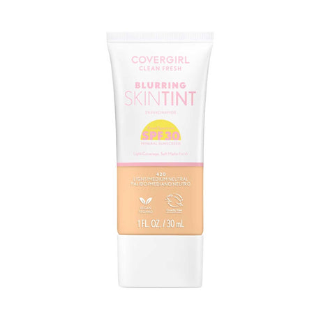 COVERGIRL Clean Fresh Blurring Skin Tint With SPF 30 - 420 Light/Medium Neutral-3616306171756-LR-358377-1-LR eShop