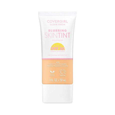 COVERGIRL Clean Fresh Blurring Skin Tint With SPF 30 - 425 Light/Medium Warm-3616306171701-LR-358372-1-LR eShop