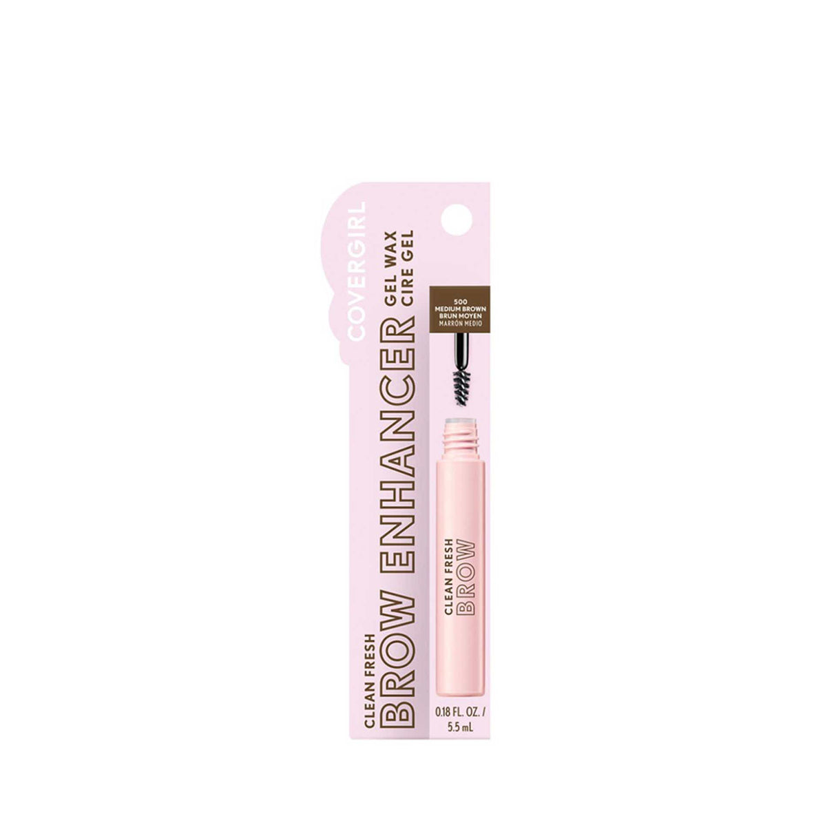 COVERGIRL Clean Fresh Brow Enhancer Gel Wax - 500 Medium Brown-3616305213259-LR-356793-1-LR eShop