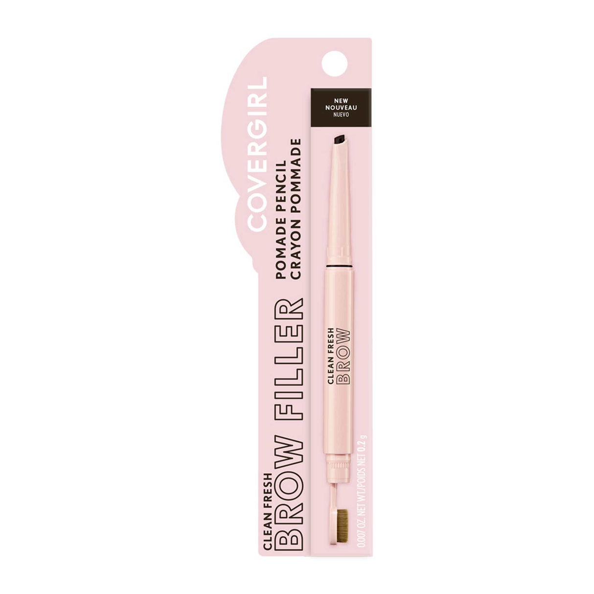 COVERGIRL Clean Fresh Brow Filler Pomade Eyebrow Pencil - 700 Black Brown-3616305213389-LR-352534-1-LR eShop