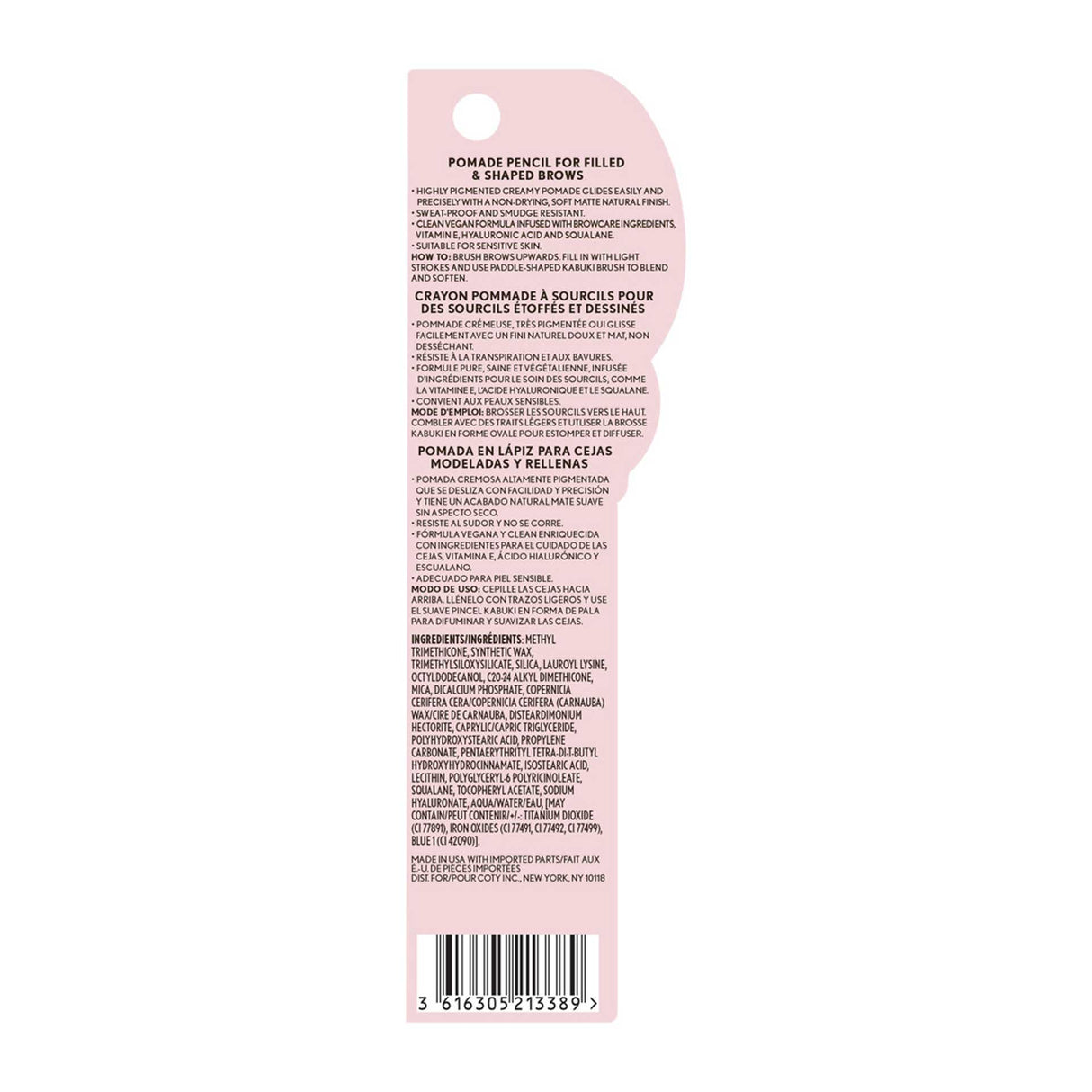 COVERGIRL Clean Fresh Brow Filler Pomade Eyebrow Pencil - 700 Black Brown-3616305213389-LR-352534-5-LR eShop