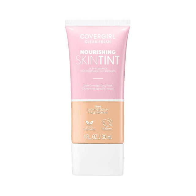 COVERGIRL Clean Fresh Skin Milk Foundation Dewy Finish - 550 Light/Medium-3614227293359-LR-334175-1-LR eShop