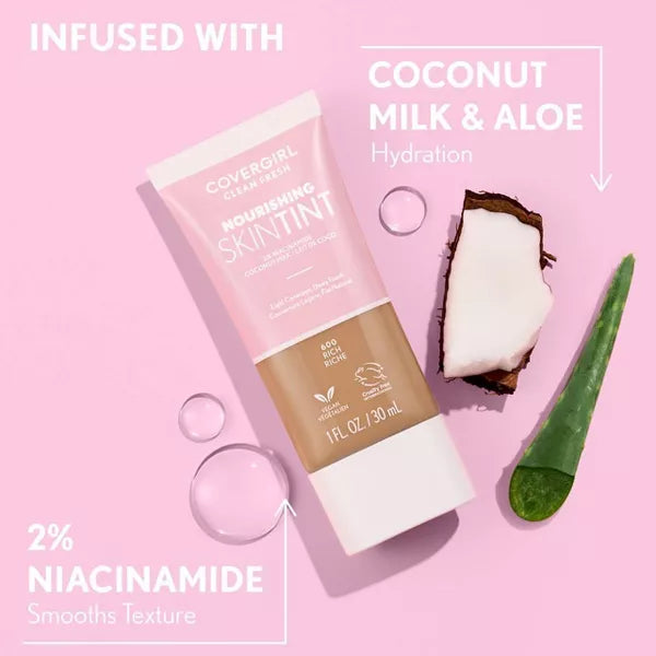COVERGIRL Clean Fresh Skin Milk Foundation Dewy Finish - 570 Medium/Tan-3614227293410-LR-334176-7-LR eShop