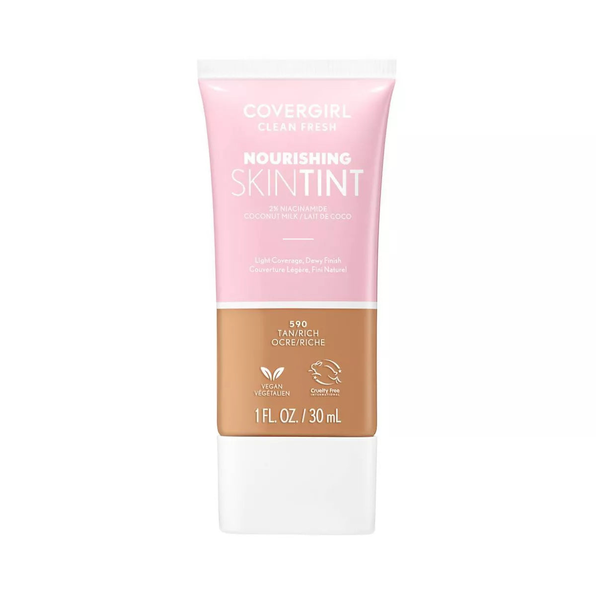 COVERGIRL Clean Fresh Skin Milk Foundation Dewy Finish - 590 Tan/Rich-3614227293434-LR-334180-1-LR eShop