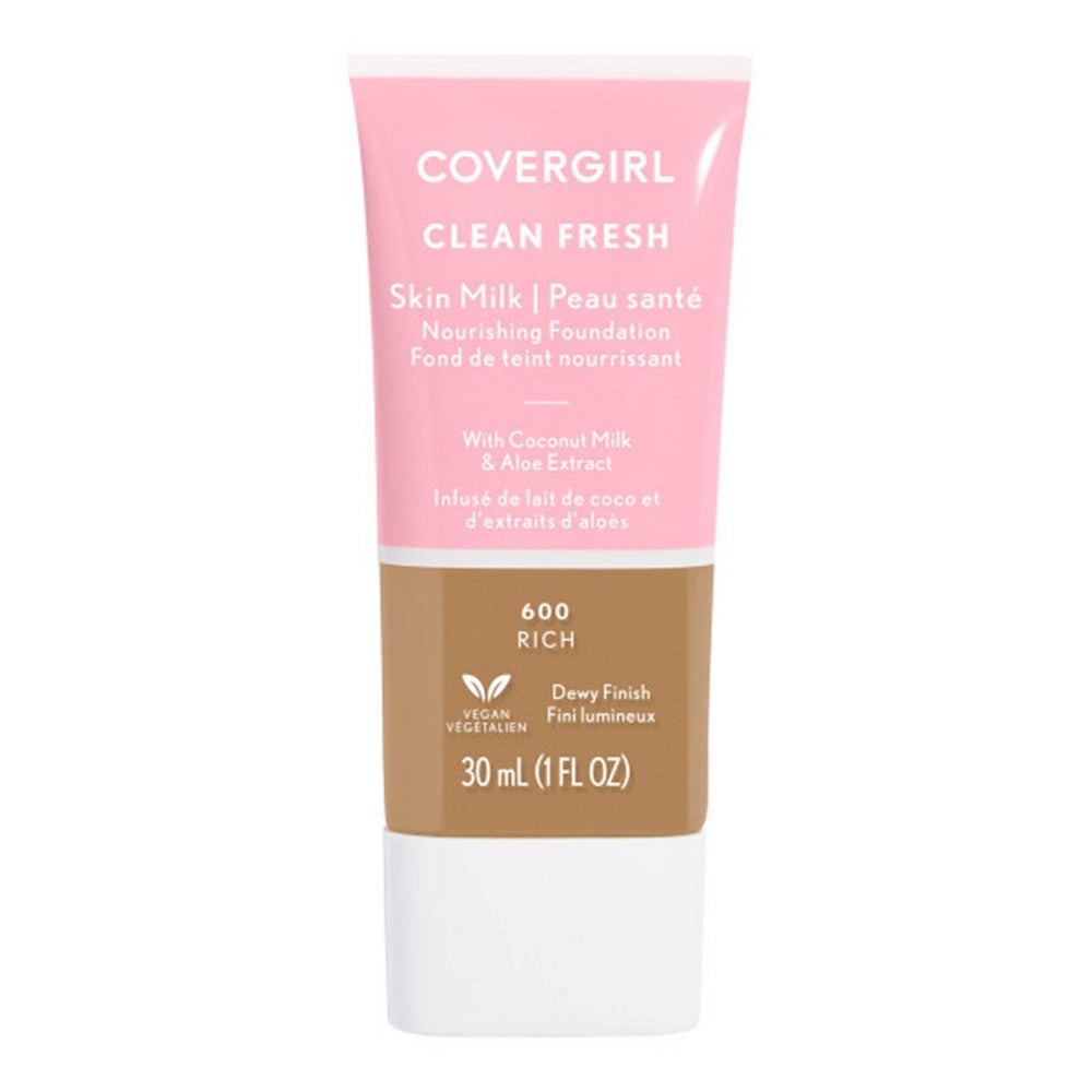 COVERGIRL Clean Fresh Skin Milk Foundation Dewy Finish - 600 Rich