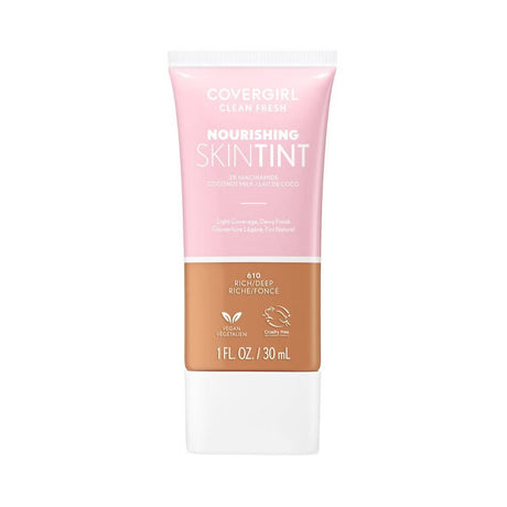 COVERGIRL Clean Fresh Skin Milk Foundation Dewy Finish - 610 Rich/Deep-3614227293465-LR-334183-1-LR eShop