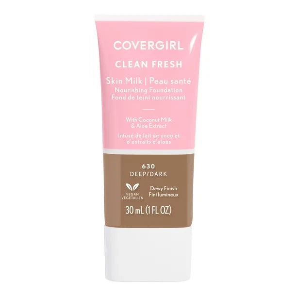COVERGIRL Clean Fresh Skin Milk Foundation Dewy Finish - 630 Deep/Dark-3614227293489-LR-334181-1-LR eShop