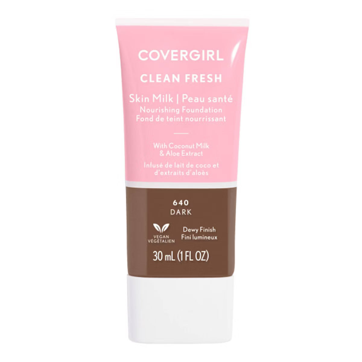 COVERGIRL Clean Fresh Skin Milk Foundation Dewy Finish - 640 Dark-3614227293441-LR-334171-1-LR eShop
