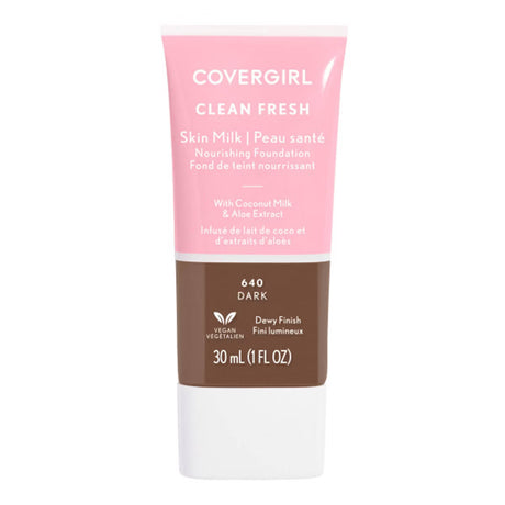 COVERGIRL Clean Fresh Skin Milk Foundation Dewy Finish - 640 Dark-3614227293441-LR-334171-1-LR eShop