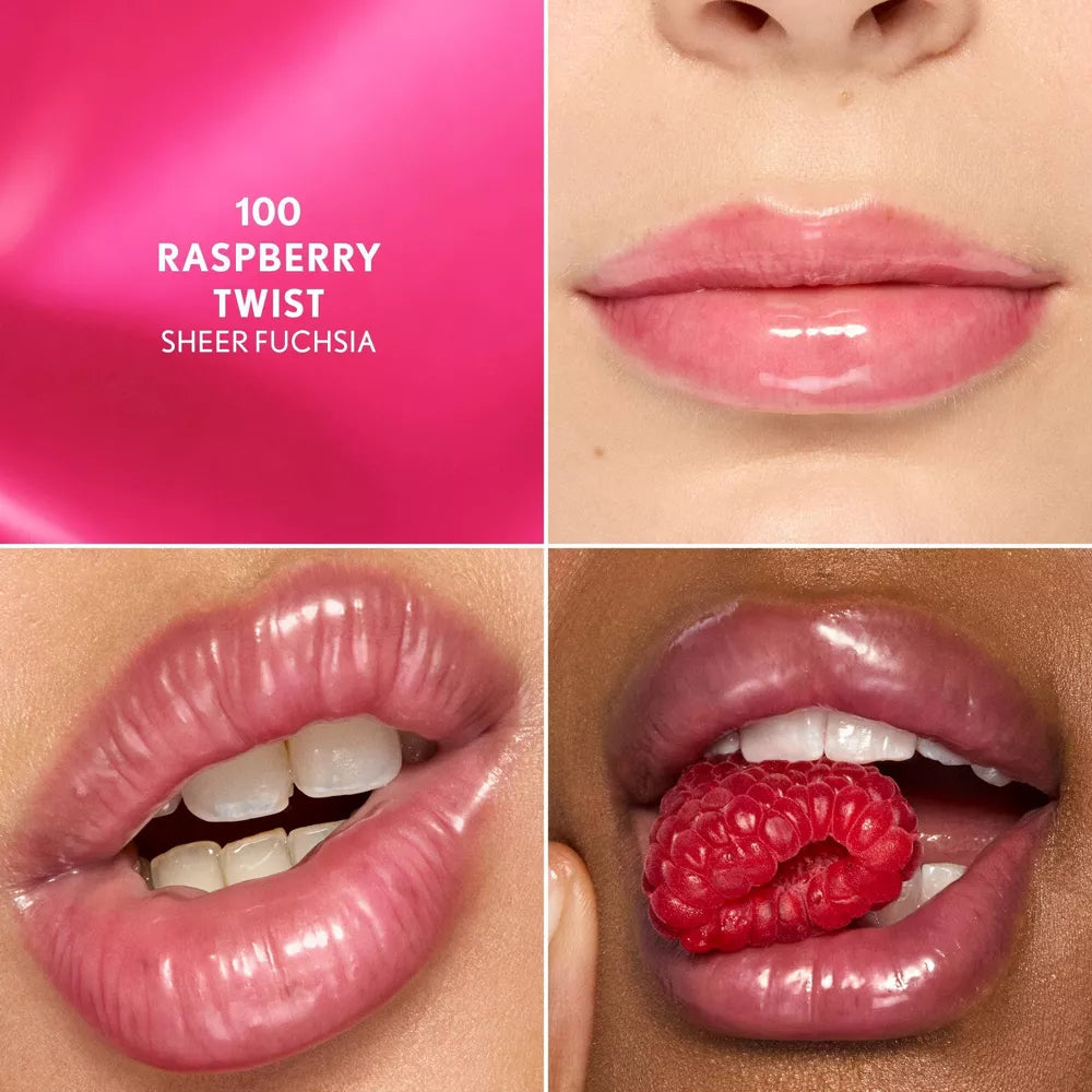 COVERGIRL Clean Fresh Squishy Glaze Lip Butter Balm - 100 Raspberry Twist, 0.5 oz-3616307175494-LR-360052-3-LR eShop