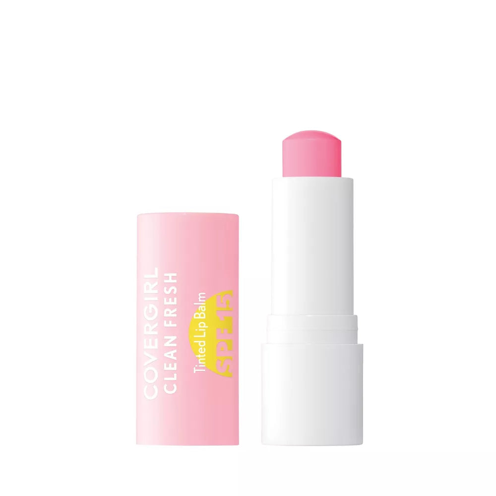 COVERGIRL Clean Fresh Tinted Lip Balm SPF - 10 You Make Me Blush, 0.14 oz-3616306374119-LR-358383-2-LR eShop