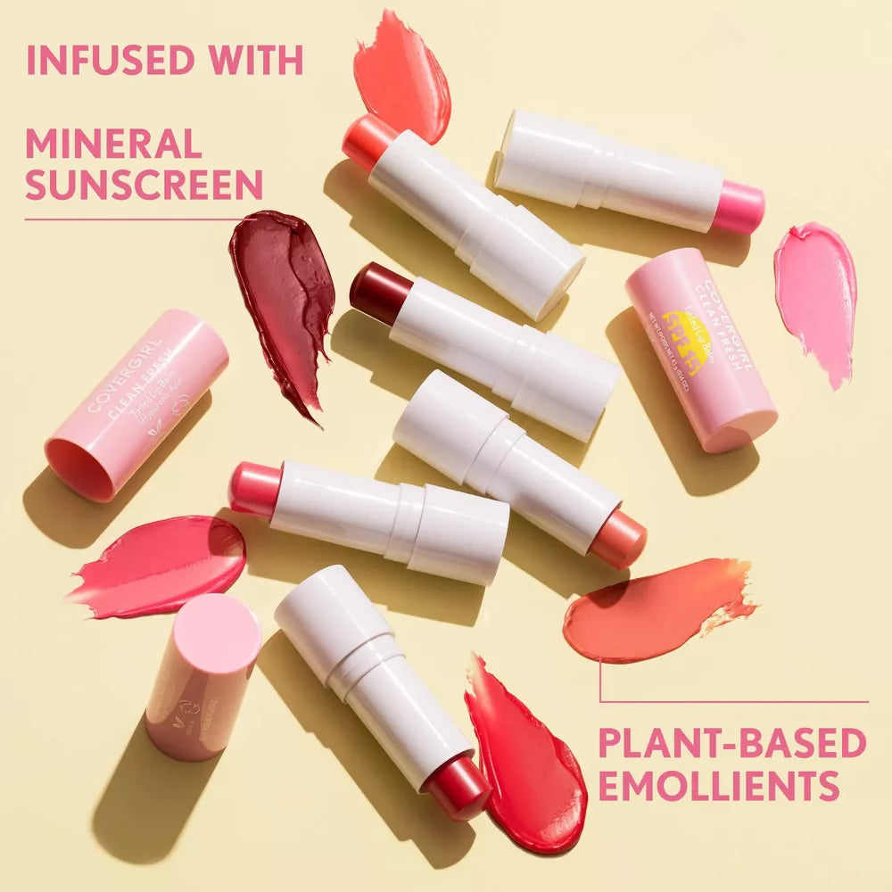 COVERGIRL Clean Fresh Tinted Lip Balm SPF - 10 You Make Me Blush, 0.14 oz-3616306374119-LR-358383-9-LR eShop