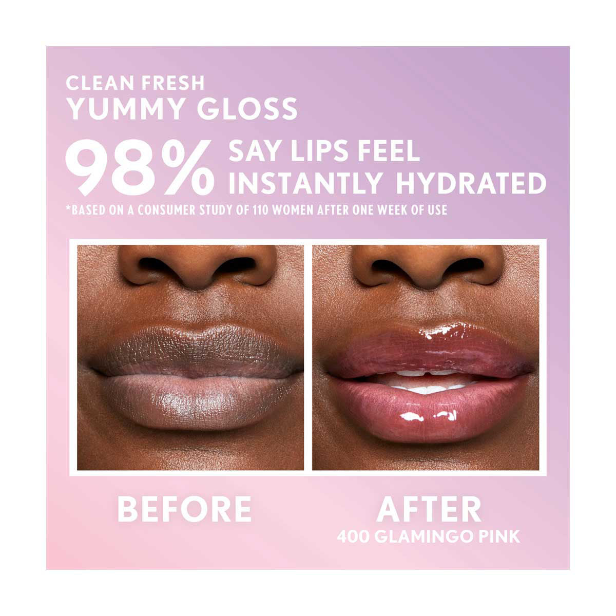 COVERGIRL Clean Fresh Yummy Gloss - 400 Glamingo Pink-3616304005114-LR-347598-5-LR eShop