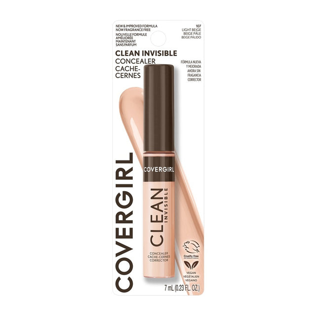 COVERGIRL Clean Invisible Concealer - 107 Light Beige-3616304530951-LR-349658-1-LR eShop