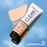 COVERGIRL Clean Invisible Foundation - 100 Fair Porcelain-3616304354847-LR-354724-4-LR eShop