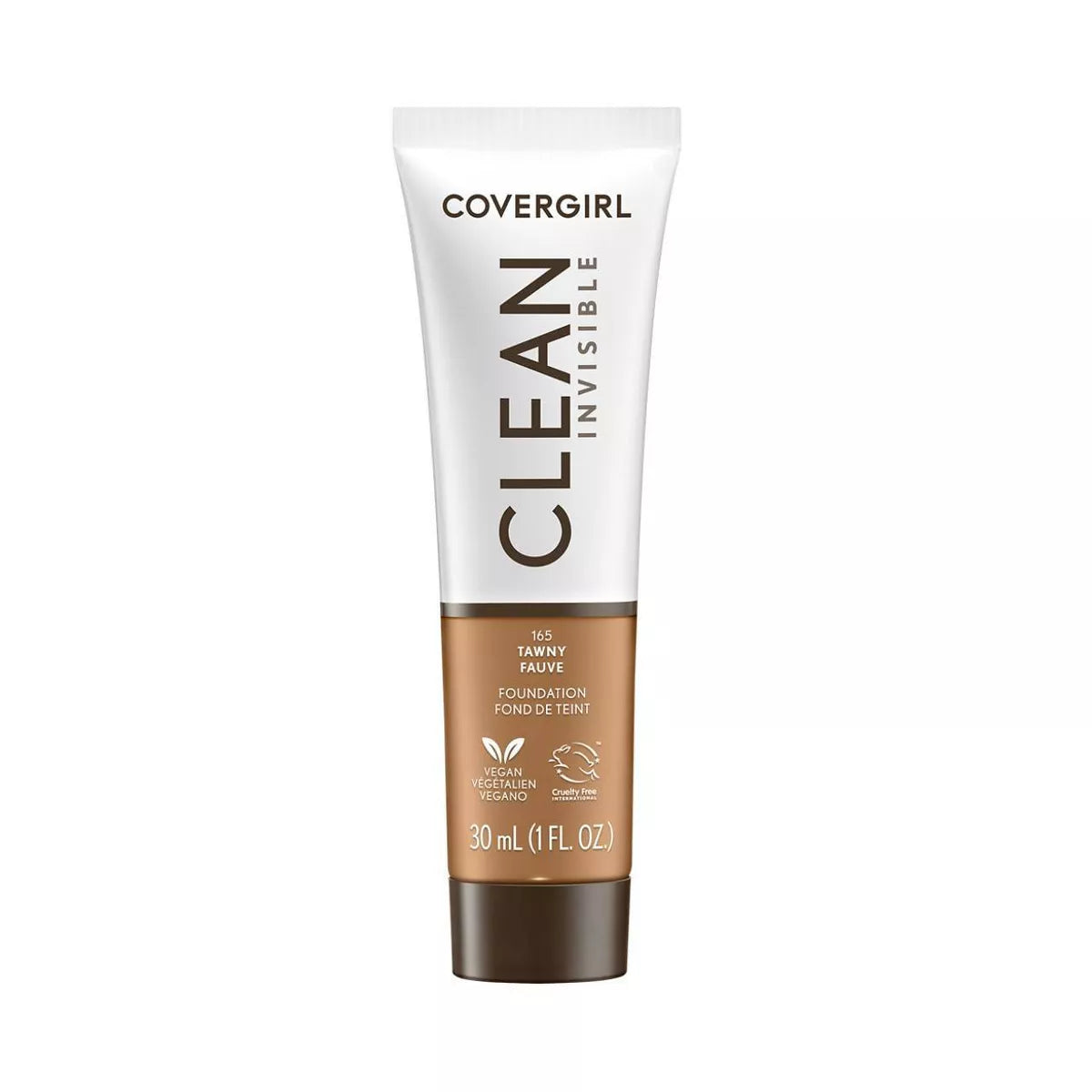 COVERGIRL Clean Invisible Foundation - 165 Tawny-3616304354908-LR-354729-1-LR eShop