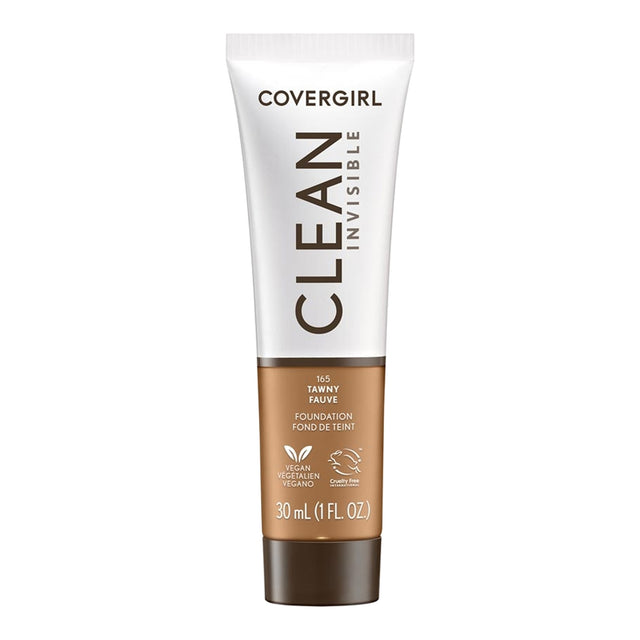 COVERGIRL Clean Invisible Foundation - 165 Tawny-3616306327702-LR-357644-1-LR eShop