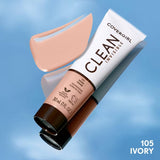 COVERGIRL Clean Invisible Liquid Make Up - 105 Ivory-3616306327696-LR-357643-5-LR eShop