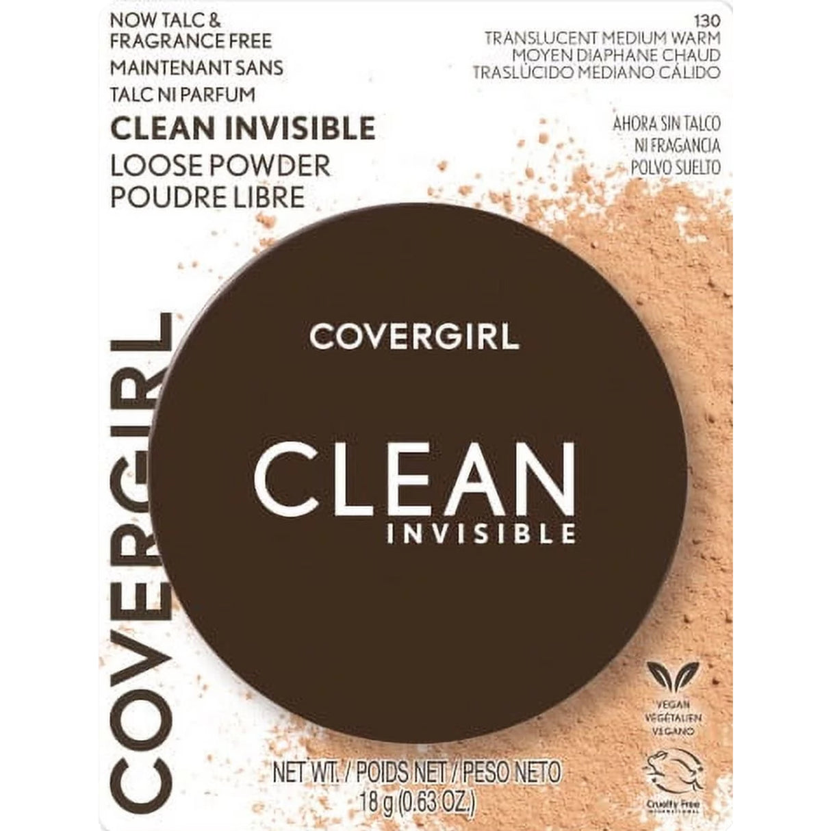 COVERGIRL Clean Invisible Loose Powder - 130 Translucent Medium Warm-3616304004957-LR-347582-2-LR eShop