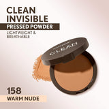 COVERGIRL Clean Invisible Pressed Powder Foundation - 158 Warm Nude-3616304530838-LR-349670-5-LR eShop