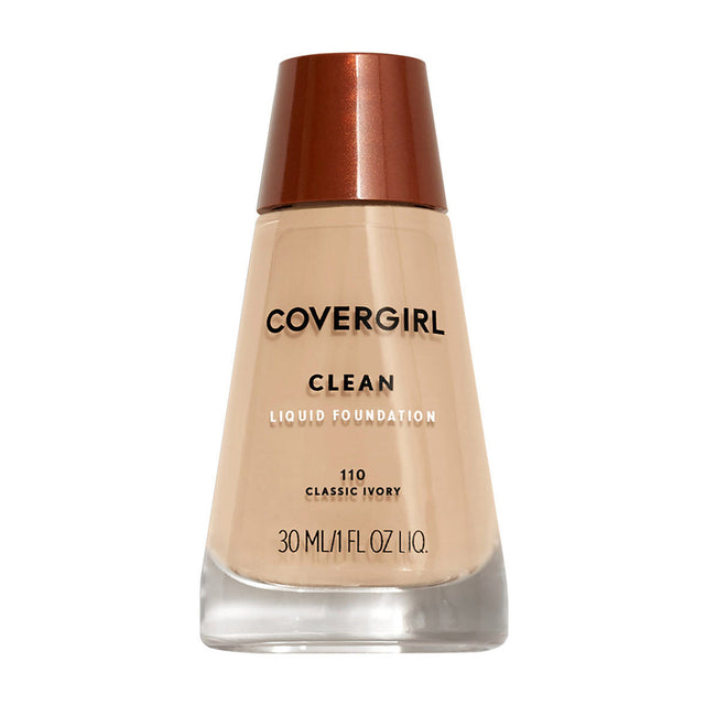 COVERGIRL Clean Liquid Foundation - 110 Classic Ivory-022700122820-LR-205422-1-LR eShop