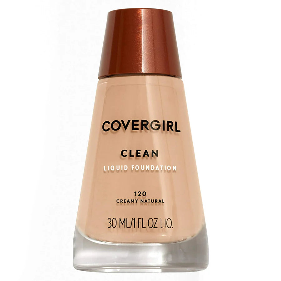 COVERGIRL Clean Liquid Foundation - 120 Creamy Natural-022700122301-LR-205423-1-LR eShop