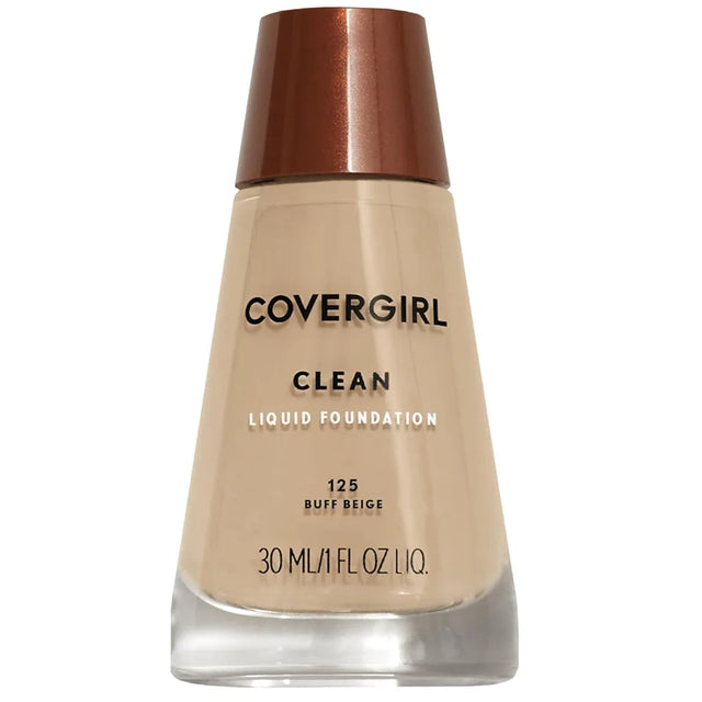 COVERGIRL Clean Liquid Foundation - 125 Buff Beige-022700122318-LR-205424-1-LR eShop