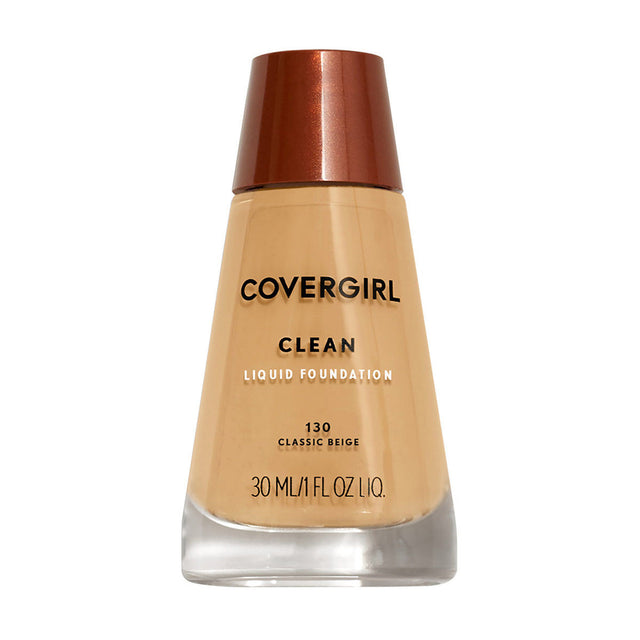 COVERGIRL Clean Liquid Foundation - 130 Classic Beige-022700122325-LR-205425-1-LR eShop