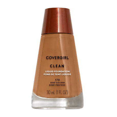 COVERGIRL Clean Liquid Foundation - 170 Deep Golden-3616302476756-LR-340467-1-LR eShop