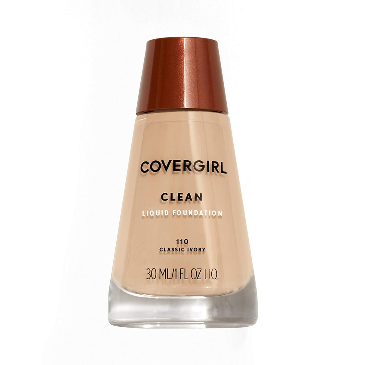 COVERGIRL Clean Makeup Liquid Foundation - 110 Classic Ivory-008100004119-LR-205452-1-LR eShop
