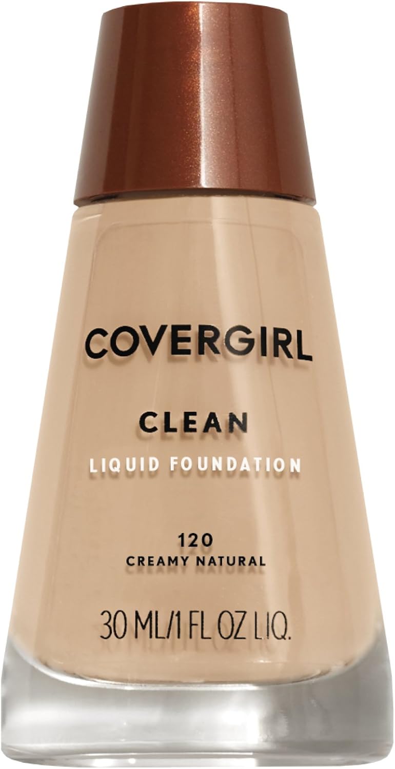 COVERGIRL Clean Makeup Liquid Foundation - 120 Creamy Natural-008100004126-LR-205453-1-LR eShop