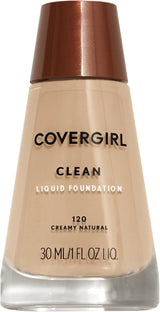 COVERGIRL Clean Makeup Liquid Foundation - 120 Creamy Natural-008100004126-LR-205453-1-LR eShop