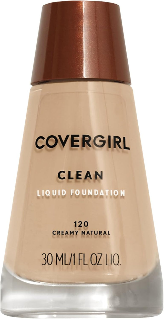COVERGIRL Clean Makeup Liquid Foundation - 120 Creamy Natural-008100004126-LR-205453-1-LR eShop