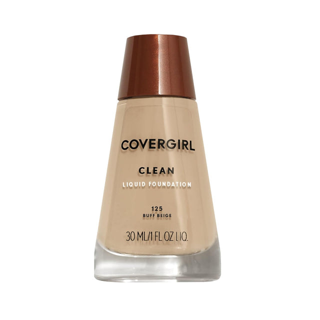 COVERGIRL Clean Makeup Liquid Foundation - 125 Buff Beige-008100004133-LR-205454-1-LR eShop
