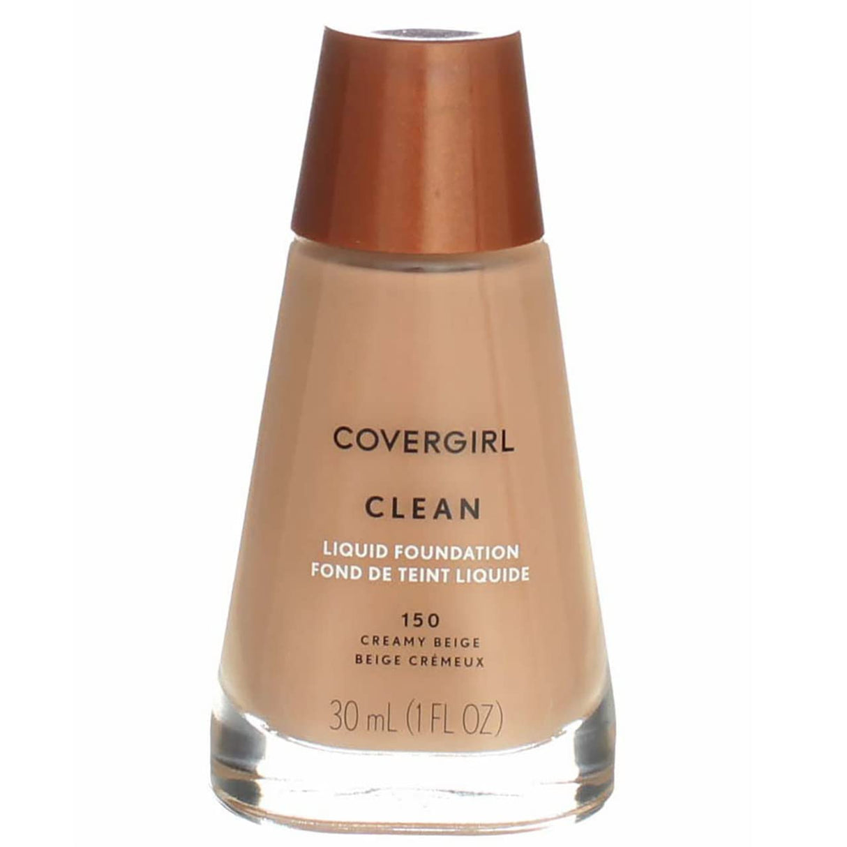 COVERGIRL Clean Makeup Liquid Foundation - 150 Creamy Beige-008100004188-LR-205519-1-LR eShop