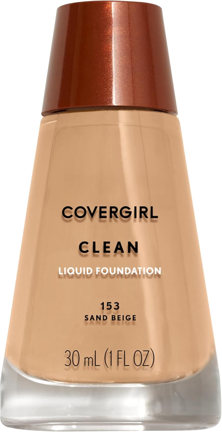 COVERGIRL Clean Makeup Liquid Foundation - 153 Sand Beige-3616302476763-LR-340466-1-LR eShop