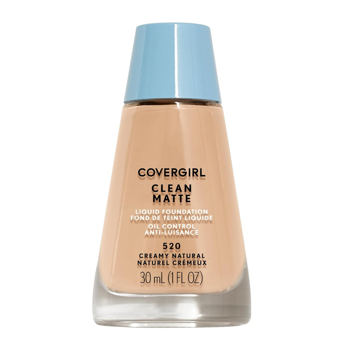 COVERGIRL Clean Matte Liquid Foundation - 520 Creamy Natural-008100004003-LR-205392-1-LR eShop