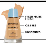 COVERGIRL Clean Matte Liquid Foundation - 520 Creamy Natural-008100004003-LR-205392-5-LR eShop