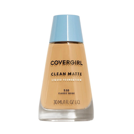 COVERGIRL Clean Matte Liquid Foundation - 530 Classic Beige-008100004027-LR-205394-1-LR eShop