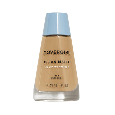 COVERGIRL Clean Matte Liquid Foundation - 545 Warm Beige-008100004058-LR-205397-1-LR eShop