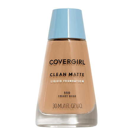 COVERGIRL Clean Matte Liquid Foundation - 550 Creamy Beige-008100004065-LR-205398-1-LR eShop