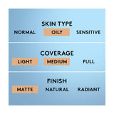 COVERGIRL Clean Matte Liquid Foundation - 553 Sand Beige-3616302476800-LR-340468-6-LR eShop