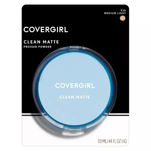 COVERGIRL Clean Matte Pressed Powder Oil Control - 535 Medium Light-022700122875-LR-205405-1-LR eShop