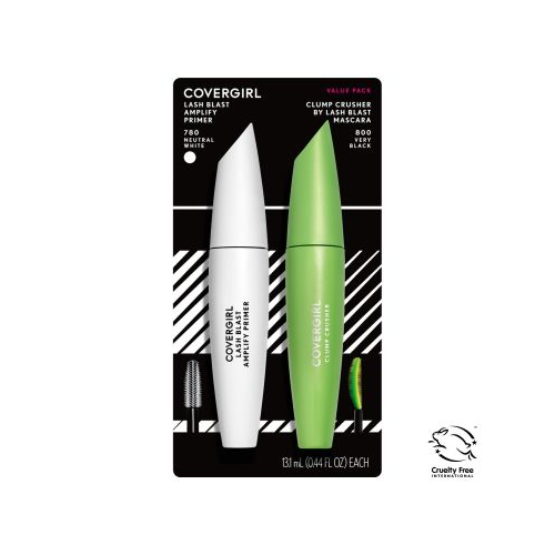 COVERGIRL Clump Crusher Mascara & Lash Blast Amplify Eyelash Primer - 800 Very Black & 780 Neutral White-3614228941518-LR-331482-1-LR eShop