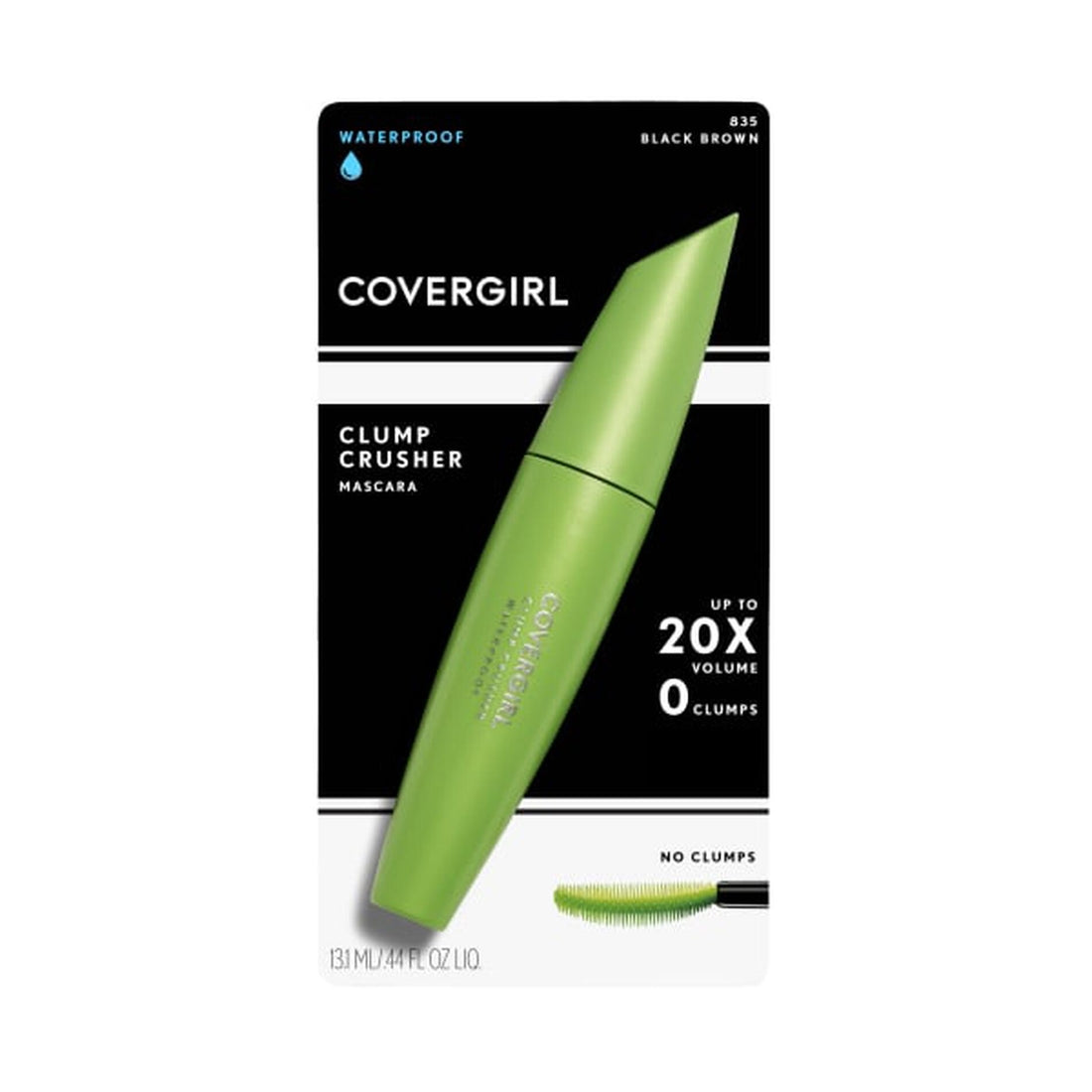 COVERGIRL Clump Crusher Water Resistant Mascara - 835 Black Brown-022700576470-LR-242255-1-LR eShop