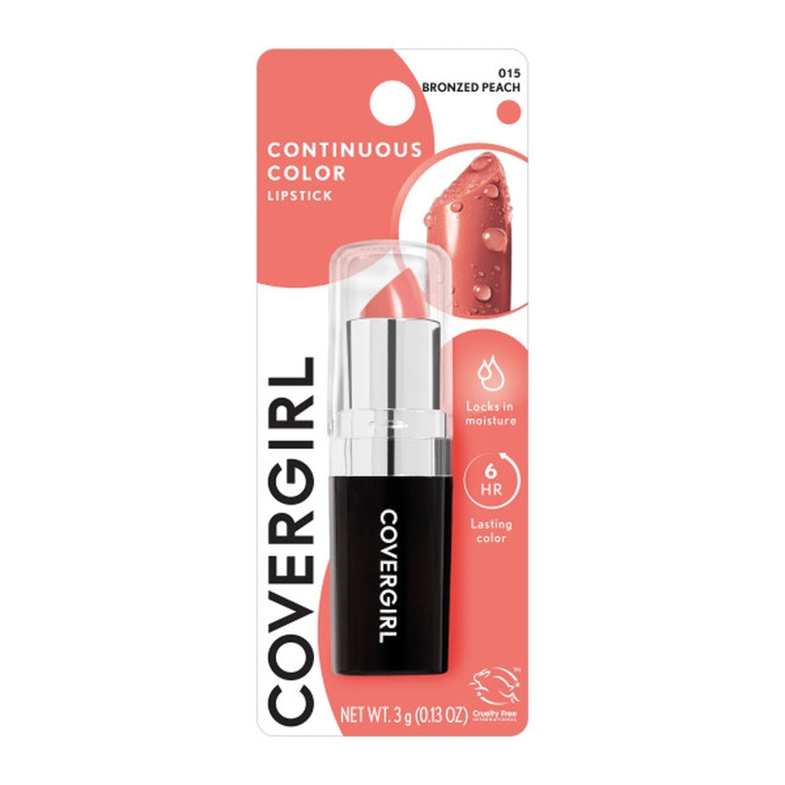 COVERGIRL Continuous Color Lipstick - 015 Bronzed Peach-022700055265-LR-163533-1-LR eShop